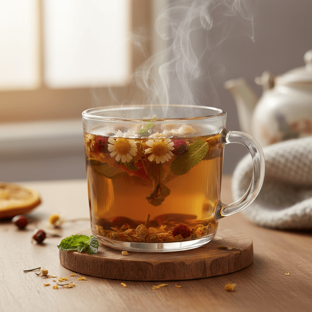 Wellness herbal tea preparation