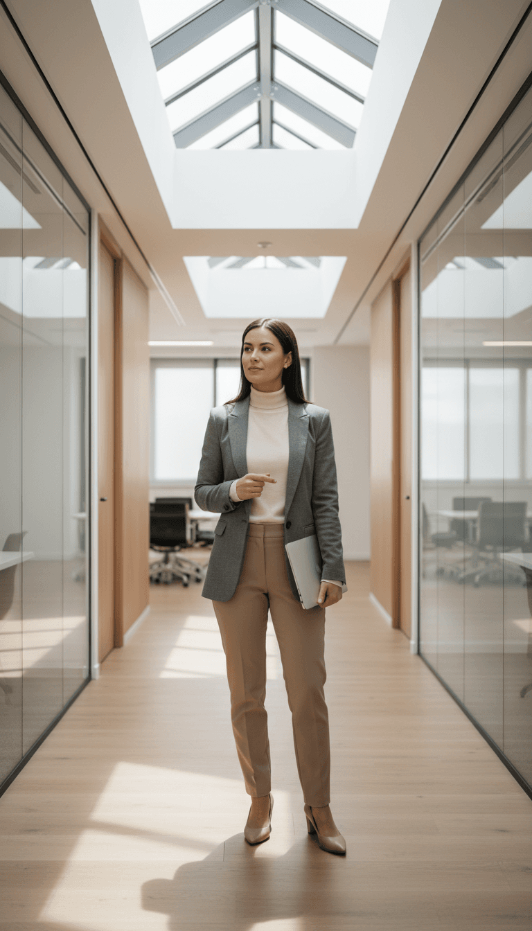 Wellness consultant in professional office